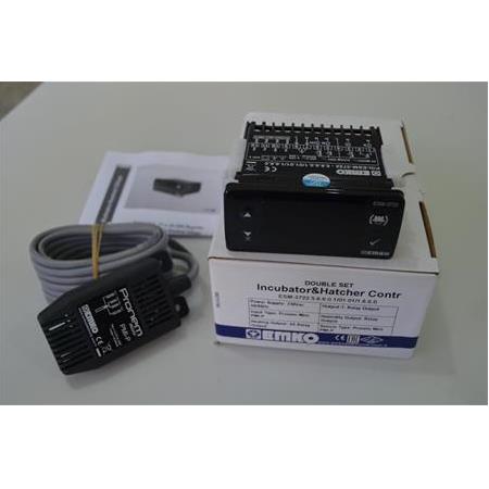 Emko ESM 3722 SSR Çıkışlı Kuluçka Kontrol Cihazı + Nem Probu